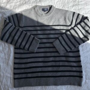 La Ligne Mr Marin Sweater Grey/Black Stripes